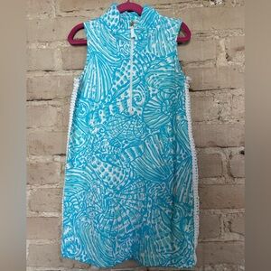 Lilly Pulitzer Turquoise and White dress